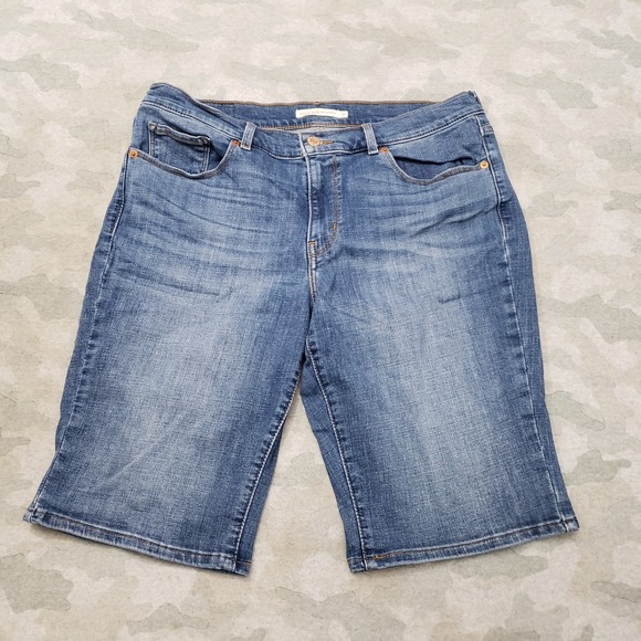 Levi's Pants - Levi's Shorts Womens 31 Blue Classic Bermuda Pockets Denim